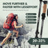 KINGGEAR Adjustable Hiking Poles, Walking Sticks with Quick Flip Lock, Lightweight Collapsible, Durable Aluminum