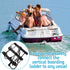 3 Sailboat JarThenaAMCS Step Boat Rope Ladder Portable Assist Boat Boarding Outdoor Climbing Rope Ladder for Inflatable