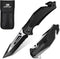 Mossy Oak Folding Pocket Knife with Aluminum Alloy & G10 Handle, 4.75" Tactical Knife with Tungsten Steel Glass