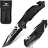 Mossy Oak Folding Pocket Knife with Aluminum Alloy & G10 Handle, 4.75" Tactical Knife with Tungsten Steel Glass