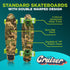 Hurtle Standard Mini Cruiser Skateboard - 6'' PP Deck, Complete Double Kick Board with LED Light Wheels