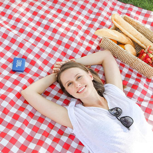LRUUIDDE 80x60inch) Extra Large Picnic Blanket Beach Blankets, Outdoor Foldable Waterproof Sand Mat for Beach Camping