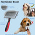 Extra Long Pin Slicker Brush for Dogs, Large Size, 5-in-1 Dog Grooming Brush for Removing Loose Fur and Tangles,