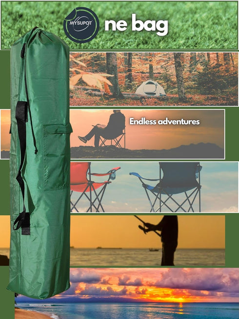 40"x7"x7" Hammock, 420D (Green, M) Replacement Bag for Folding Camping Chair, Camp Chairs, Yoga Mat, Beach Chair