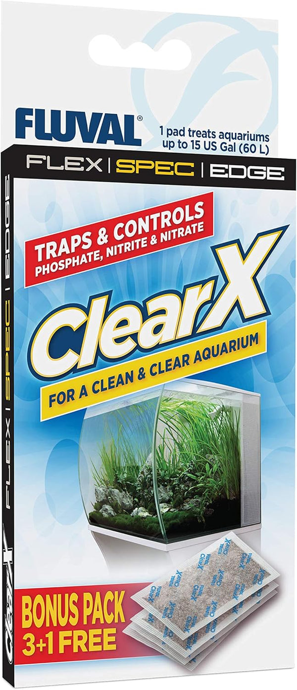 Fluval ClearX Filter Media Insert, Replacement Aquarium Filter Media, 4-Pack (A1336)