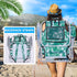 Backpack 5 Portable Beach Chair for Adults, Outdoor Camping Chair Lay Flat Folding Beach Reclining Chair