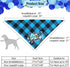 ADOGGYGO Dog Birthday Boy Bandana – Puppy 1st Birthday Party Supplies, Pet Party Hat Scarf Bowtie Banner Set for Small