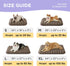 Lesure 4 Inch Thick Orthopedic Foam Dog Bed, Large Dogs, Waterproof Chic Flat Bed with Removable Cover, Cute Fuzzy