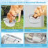 304 FHTONGE Stainless Steel Automatic Dog Water Bowl Dispenser with Drainage and Float Valves, Large Auto Fill Dog