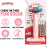 Bullibone SuperBrush Dog Toothbrush Stick, Long Lasting Nylon Chew Toy, Pink Peppermint for Oral Care