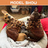 Fleece Dog Sweaters for Small Dogs, Cute Warm Puppy Chihuahua Sweater (Leopard, Small)