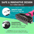 Maxpower Planet Hair Brush - Double Sided Shedding, Dematting Undercoat Rake for Dogs, Cats, Extra Wide Brush