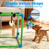 8 SpaceTime Puppy Play Gym with Hanging Toys,Interactive Dog Toys to Keep Them Busy,Puppy Chew