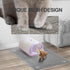 Motsamla 35" 24" Cat Litter Mat, Litter Trapping Mat Soft on Kitty Paws, x Kitten Litter Box Mat for Cleaner Floors