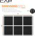 3/4 CAP Puzzle Exercise Mats | Thick EVA Interlocking Foam Tiles for Home Gym Flooring | Multiple Options