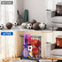TOBWOLF Large Garage Ball Storage Rack with Wheels, Sports Equipment Organizer Rolling Ball Storage Cart, Freestanding