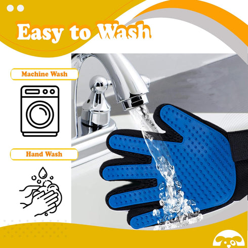 PetnBeyond Deshedding and Grooming Gloves, Gentle Pet Care for Cats and Dogs, Ultimate Comfort for Long and Short Fur