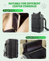 12lbs Center Console Dog Car Seat for Small Dogs, Soft Plush Car Bag for Dogs, Leather Portable Pet Cars Booster Seats