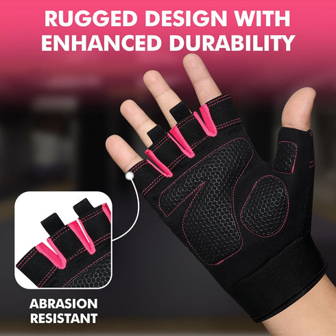 Gym Gloves for Weight Lifting,Workout Gloves with Full Palm ProtectionBreathable Fitness Glove for Men
