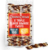 Canine Chews 5" Triple Flavor Rawhide Stick Twists for Small Dogs - Chicken, Pork, Beef Flavor Chew Toy (100 Pack)