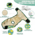 5 Pack, Langsprit Female Dog Diapers for Doggie Puppy,Reusable Dog Period Diapers Female for Heat Peeing,Small Medium