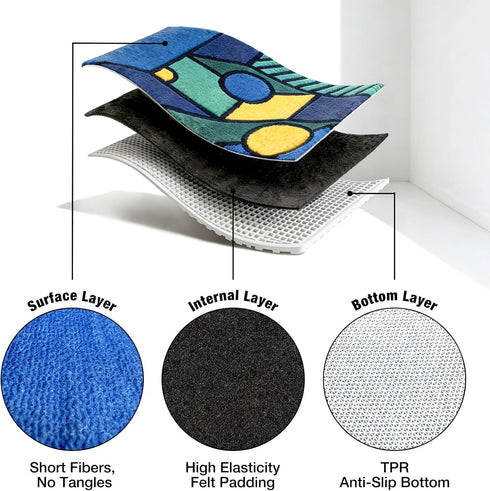 24x32, UTEE Cat Rug for Indoor Cats, Non-Slip Pet Mat Belgian Loop Pile Cat Play & Feeding Mat, Scratch-Resistant