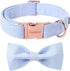 Unique Style Paws Pet Bowtie Dog Collar - Soft & Comfy Gift for Dogs and Cats, 6 Sizes and 7 Patterns