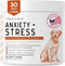 Calming Chews for Dogs - 30 Anxiety Relief Treats for Fireworks, Thunder, Storms, Natural Dog Calming Treats for All