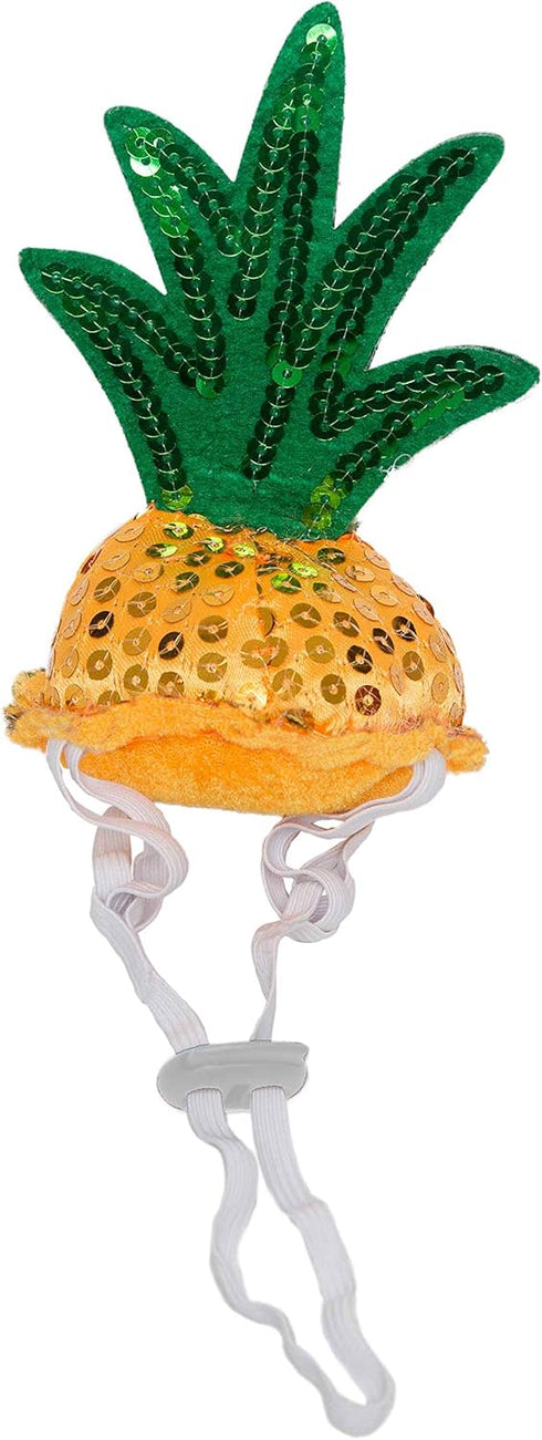 Pet Krewe Pineapple Hat and Collar, Fits Small, Medium, Large, Extra Large Dogs - Perfect for Halloween, Parties, Gifts