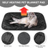 4 Pack Self Heating Cat Pad, Self Warming Dog Mat Reflects Body Heat, Washable Thermal Pet Pad (Black, 16 x 20 Inch)