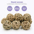 Bac-kitchen 10 Chinchilla Accessories(10Pcs) Pcs Small Animals Play Balls Rolling Activity Chew Toys Gnawing Treats