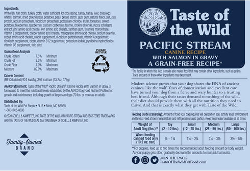 Taste Of The Wild Premium Wet Canned Stew Dog Food, Grain Free Real Meat Recipe, (12) 13.2 oz. Cans