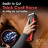 2-Speed Trimmer #066 Horse Clippers,Quiet Horse Grooming Clippers,Rechargeable Pet Shaver with Scissors for Matted Long