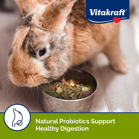 5 Lb. Vitakraft Menu Premium Rabbit Food - Alfalfa Pellets Blend - Vitamin and Mineral Fortified, Carrots, Greens