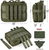 WYNEX Tactical Large Admin Pouch of Double Layer Design, Molle EDC EMT Utility Pouch with Map Sleeve Modular Tool Pouch