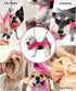 Dog Grooming Hammock, 2024 New Barbie Pink Small Dog Hammock for Nail Trim, Thick Fabric Neck Support