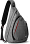 OutdoorMaster Sling Bag, Hiking Daypack, Crossbody Shoulder Chest Backpack for Urban Outdoor Travel