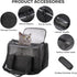 15lbs JUNGYOUN Premium Cat Carrier - Pet Carrier for Cat & Small Dogs up to - Airline Approved Travel Dog Carrier