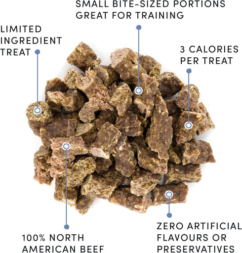 Crumps' Naturals Mini Trainers, Semi Moist Beef, 10.6oz