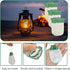 ZNBSIXP 10 Pack U-Shaped Lantern Mantles,Propane Lantern Mantle,Upgrade Camping Lamp Mantle,Gas Lamp Mantles Perfect