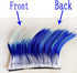 Helmet Mohawk Hawk Cosplay Wig - Real Hair Decorations for Motorcycle Bicycle Ski Helmets