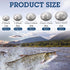 Vertintong Egg Fishing Sinker Weights Kit Egg Weights Rig Drop Bass Casting Fishing Sinkers Saltwater Freshwater Gear