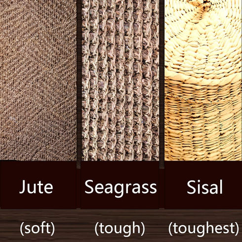 Sisal Rope 6mm for Cat Scratcher - Repair and Replace Cat Scratching Post, Gray 66ft/20m