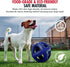 Tuff Pupper SuperChewy Tough Dog Cage Ball Toy, Strong Natural Rubber, Great Fetch Toy for Large Breeds
