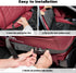 2-Pack 900D Front Seat Cover for Dogs with Side Flaps, Heavy Duty Waterproof Nonslip Dog Car Seat Cover, Scratchproof