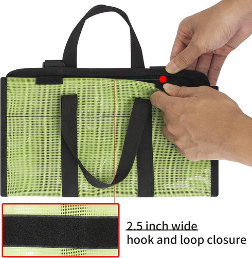 Lure Bag 6 Pocket PVC Protective Cover, Durable Fishing Tackle Box 42" x 16"