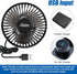 Roykaw Portable Golf Cart Fan, USB Input, 3-Speed Settings, Compatible with EZGO Club Car Yamaha
