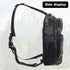 Pack Backpack Rover Sling Tactical Shoulder Sling Bag with Bottle Holder Crossbody Chest Bag, Black Camo