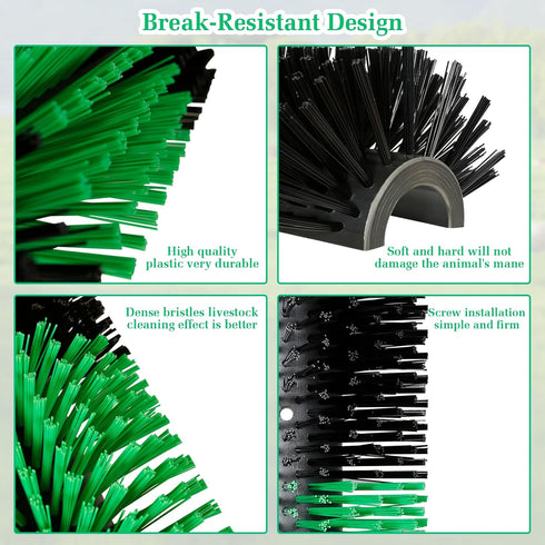 JOINSI 1PCS Livestock Scratching Brush Kit, Cattle and Horse Massage Grooming Brush, Itch Relief for Goat, Sheep