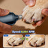 HOOCEN Trimmers Pet Nail Grinder, Quiet and Low-Vibration Dog Nail for Large Dogs, Medium, Small Dogs Cats Pets